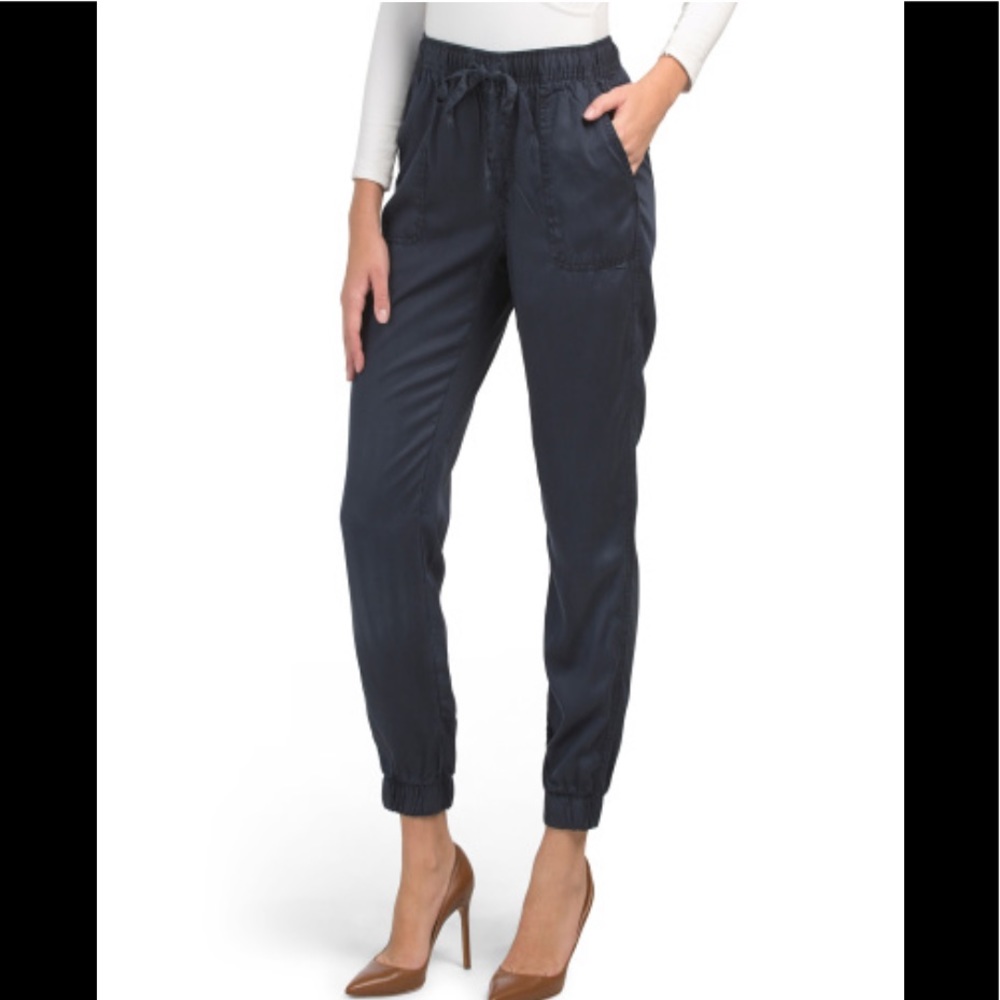 NWT!  C&C California Joggers - Navy Tencel - S